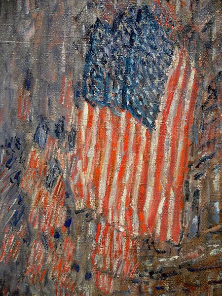 Childe Hassam Flags on the Waldorf oil painting picture